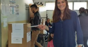 Claudia Monjo aplastó en Villaguay y fué reelecta