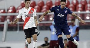 River le ganó 2 a 0 a Nacional de Montevideo, en Buenos Aires por los cuartos de la Libertadores. Partido de ida