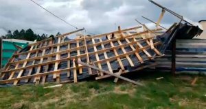 El temporal causó una muerte en Entre Ríos: el viento derrumbó una casa