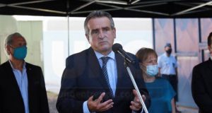 Agustín Rossi llegó este miércoles a Entre Ríos a supervisar las operaciones Belgrano I y Belgrano II