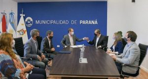 Es un hecho la decisión de las obras de Av. Zanni en Paraná. Hoy Bahl y Bordet firmaron convenio