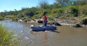 Esta mañana encontraron el cuerpo del joven que había desaparecido el sábado en el arroyo Yeruá