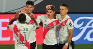 River le ganó esta noche a Junior de Barranquilla por 2 a 1 por Copa Libertadores
