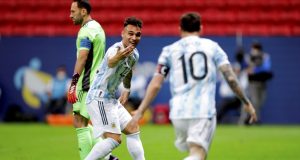 Argentina derrota a Colombia 1 a 0 al final de los primeros 45 minutos en Brasilia y sueña con la final