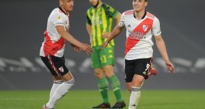 En un monólogo futbolístico River derrotó por 2 a 0 a Aldosivi y se prendió en la pelea de la Liga Profesional