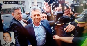 El masivo repudio a la agresión de Macri al móvil de C5N