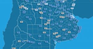 Frío, frío y mas frío para las próximas horas y días en todo el país
