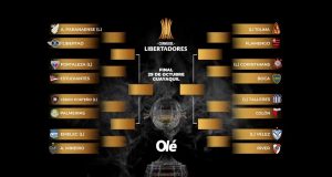 Se sortearon hoy los octavos de la Libertadores: River-Vélez, Boca-Corinthians y el resto de los duelos