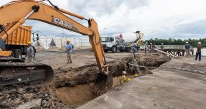 Para poder avanzar con la obra del arroyo La Santiagueña, habrá desvíos a la circulación en la Costanera de Paraná
