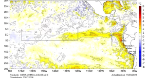 Los climatólogos apuntan a un «Niño» con intensidad de moderada a fuerte