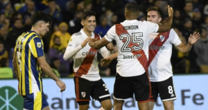 En un gran partido River, con un equipo alternativo, empató en Rosario con Central
