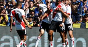 ¡Fiesta «millonaria» en la «bombonera»..!! River fue superior y le ganó a Boca por 2 a 0