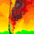 Es un bloqueo atmosférico lo que causa las altisimas temperaturas en la Argentina